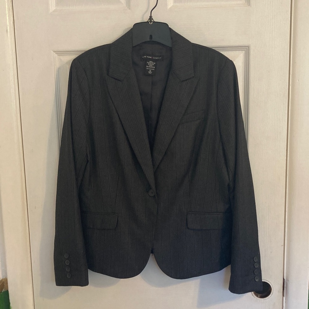 New York & Company Dark Gray Blazer